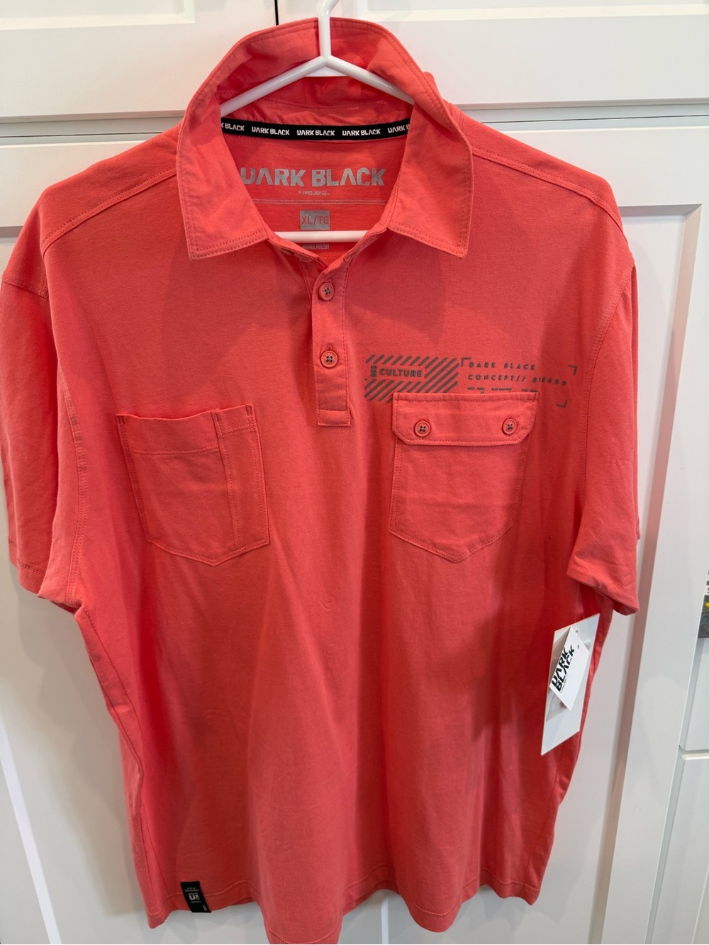 Projek Raw Men's Coral Polo Shirt “Dark Black” series